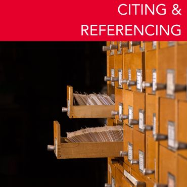 Citing and Referencing